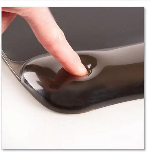 Alt view image 19 of 20 - Fellowes Gel Crystals Keyboard Wrist Rest, 18.5" X 2.25", Black 9112201