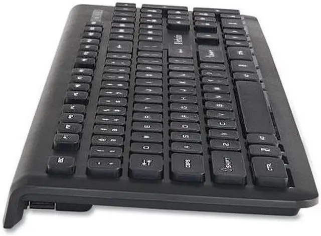 Alt view image 18 of 20 - Verbatim 99793 Black USB RF Wireless Slim Keyboard