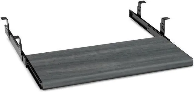 Main image of HON Laminate Keyboard Platform - 10" Height x 21.5" Width x 1.1" Depth - Gray - 1