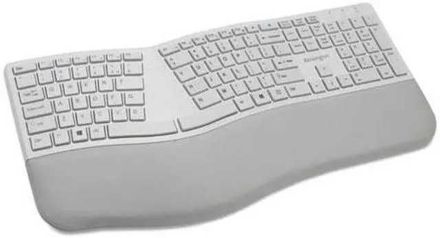Alt view image 18 of 20 - Kensington Pro Fit K75402US Gray 2.4 GHz and Bluetooth Ergonomic Keyboard