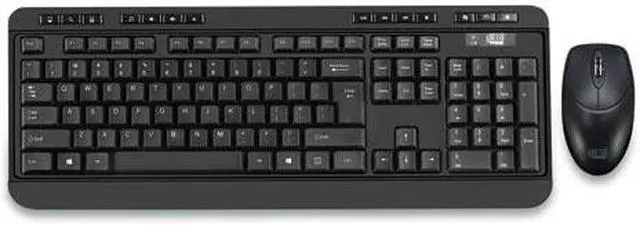 Alt view image 12 of 18 - ADESSO WKB-1320CB ANTIMICROBIAL WIRELESS DESKETOP KEYBOARD & MOUSE COMBO