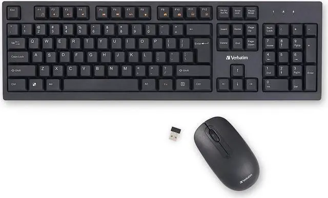 Alt view image 11 of 20 - Verbatim Wireless Keyboard and Mouse 70724