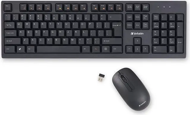 Alt view image 13 of 20 - Verbatim Wireless Keyboard and Mouse 70724