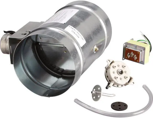 Alt view image 5 of 6 - Broan MD6TU 6" Universal Automatic Make-Up Air Damper with Pressure Sensor Kit