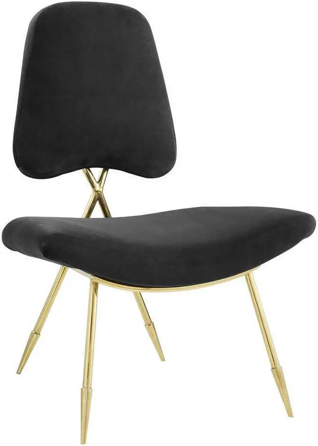 Main image of Ponder Upholstered Velvet Lounge Chair