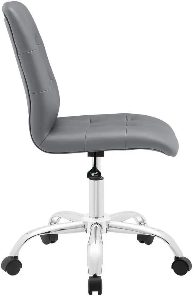 Alt view image 3 of 15 - Prim Armless Mid Back Office Chair