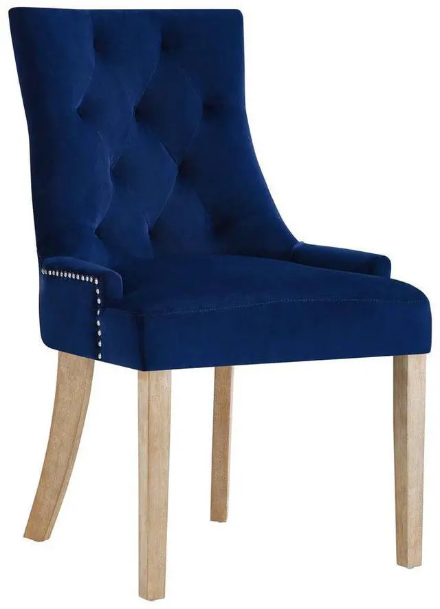 Alt view image 2 of 9 - Pose Velvet Dining Chair
