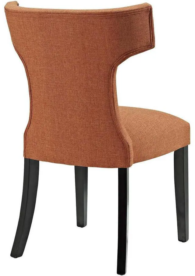 Alt view image 5 of 10 - Curve Dining Side Chair Fabric Set of 2