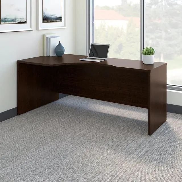 Alt view image 2 of 5 - Bush Business Furniture Series C 72W Left Handed Corner Desk, Mocha Cherry