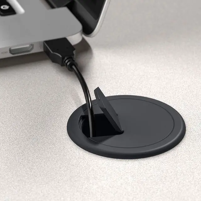 Alt view image 4 of 5 - Bush Business Furniture Series A 48W Desk, Slate/White Spectrum