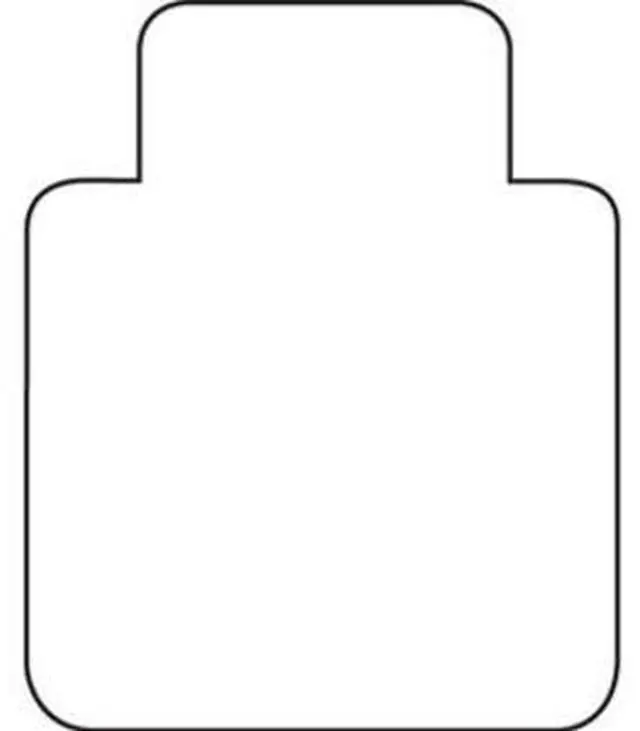 Alt view image 11 of 12 - Lorell Economy Chairmat Low Pile Std. Lip 19"x10" 36"x48" Clear 02156