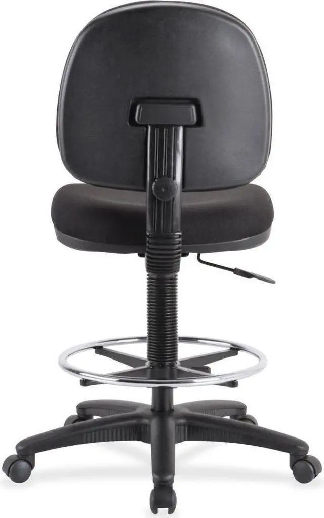 Alt view image 11 of 12 - Lorell Adjustable Multi Task Stool 24"x24"x40-1/2"x50-1/2" Black 80008
