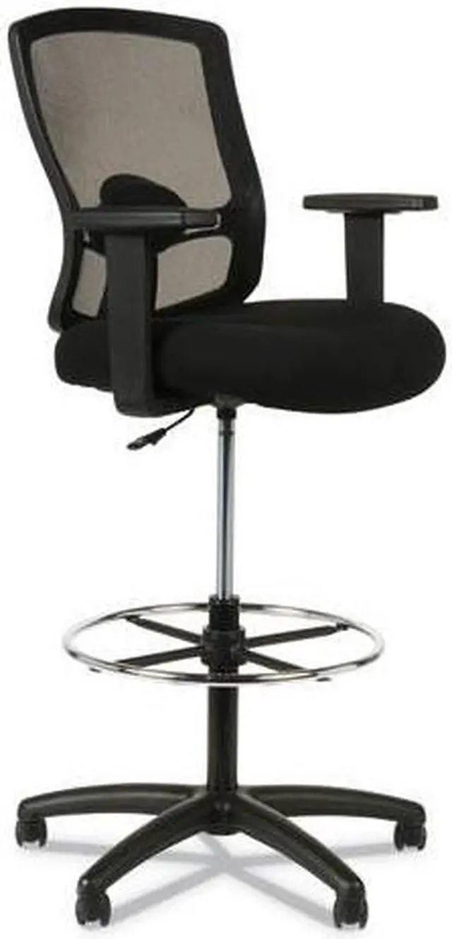 Alt view image 19 of 20 - Alera Etros Series Mesh Stool Black ET4614