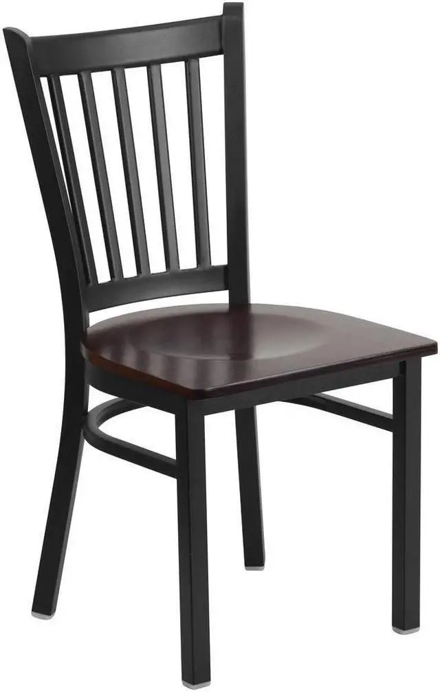 Alt view image 5 of 20 - black restaurant chair XU-DG-6Q2B-VRT-WALW-GG