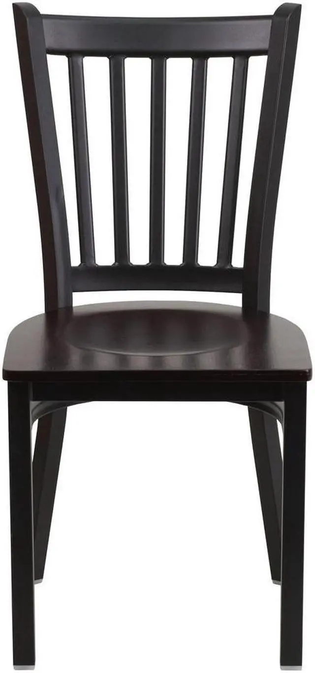 Alt view image 8 of 20 - black restaurant chair XU-DG-6Q2B-VRT-WALW-GG