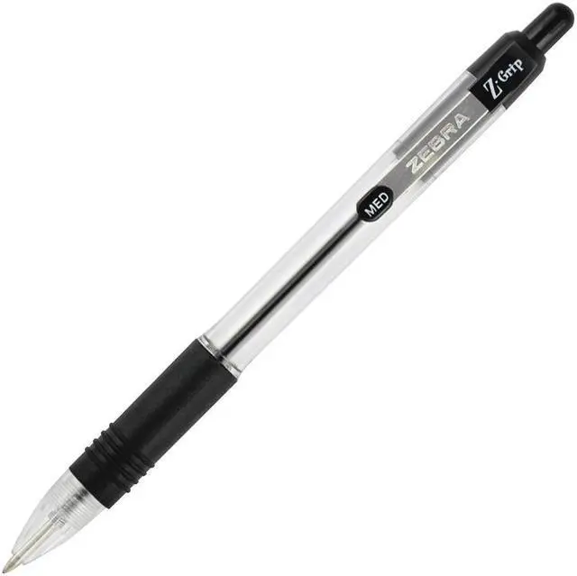 Alt view image 9 of 16 - Z-Grip Retractable Ballpoint Pen 1.0Mm 18/Pkg-Black