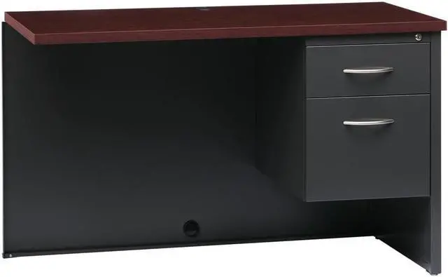 Alt view image 5 of 10 - Lorell Right Return Desk 24"x48" CH/MH 79154