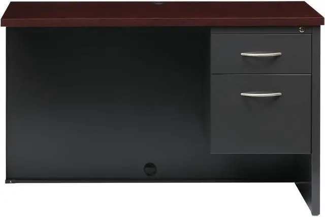 Alt view image 6 of 10 - Lorell Right Return Desk 24"x48" CH/MH 79154