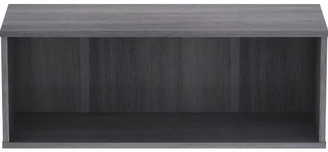 Alt view image 11 of 14 - Lorell Panel System Open Storage Cabinet - 18.1" Height x 31.5" Width x 15.8" Depth - Charcoal - Laminate - 1Each LLR902
