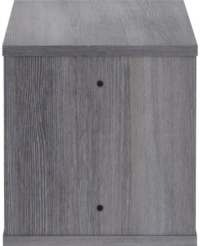 Alt view image 13 of 14 - Lorell Panel System Open Storage Cabinet - 18.1" Height x 31.5" Width x 15.8" Depth - Charcoal - Laminate - 1Each LLR902