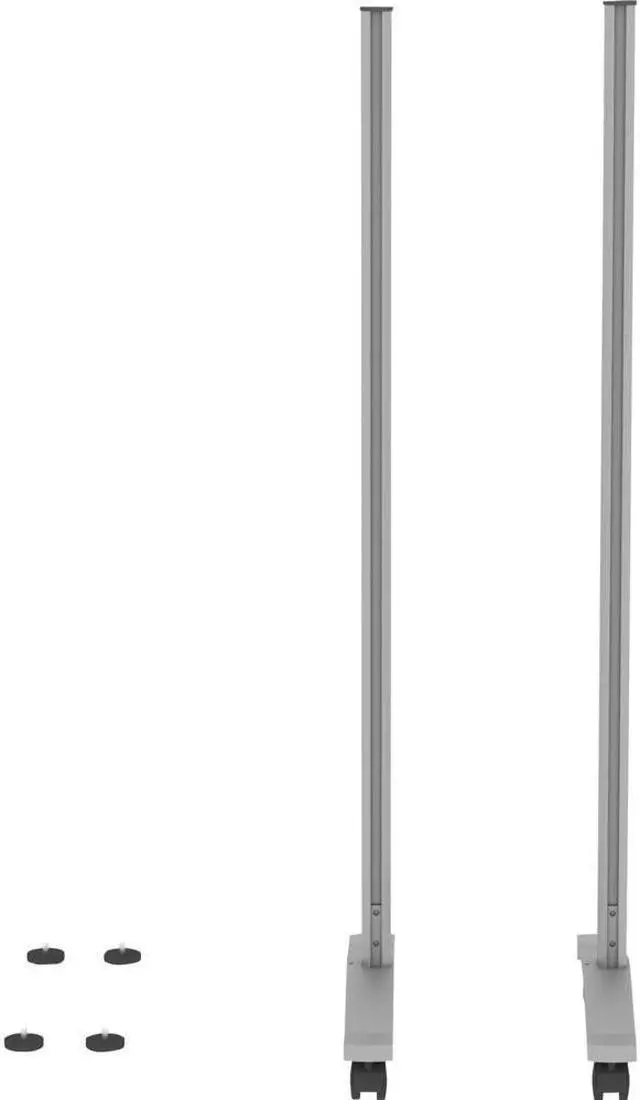 Alt view image 20 of 20 - Lorell Legs, F/Panel Dividers, W/Casters, 18-3/4"X2"X48-3/8", Sr (LLR90272)