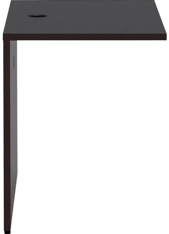 Alt view image 6 of 7 - Lorell Bridge, Essentials Laminate, 48"X24"X29-1/2", Espresso (LLR18217)