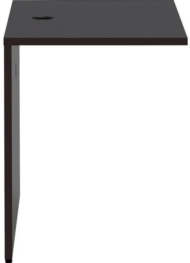 Alt view image 7 of 7 - Lorell Bridge, Essentials Laminate, 48"X24"X29-1/2", Espresso (LLR18217)