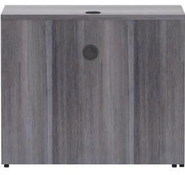 Alt view image 4 of 7 - Lorell Return Shell, Rectangular, 35"x24"x29-1/2" , Weathered CCL (LLR69594)