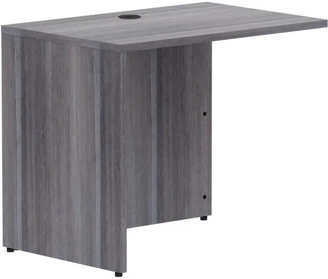 Alt view image 3 of 7 - Lorell Return Shell, Rectangular, 35"x24"x29-1/2" , Weathered CCL (LLR69594)