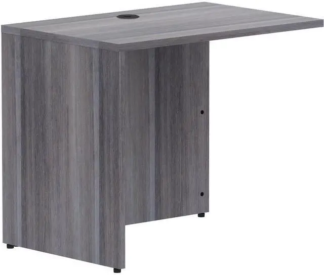 Alt view image 5 of 7 - Lorell Return Shell, Rectangular, 35"x24"x29-1/2" , Weathered CCL (LLR69594)