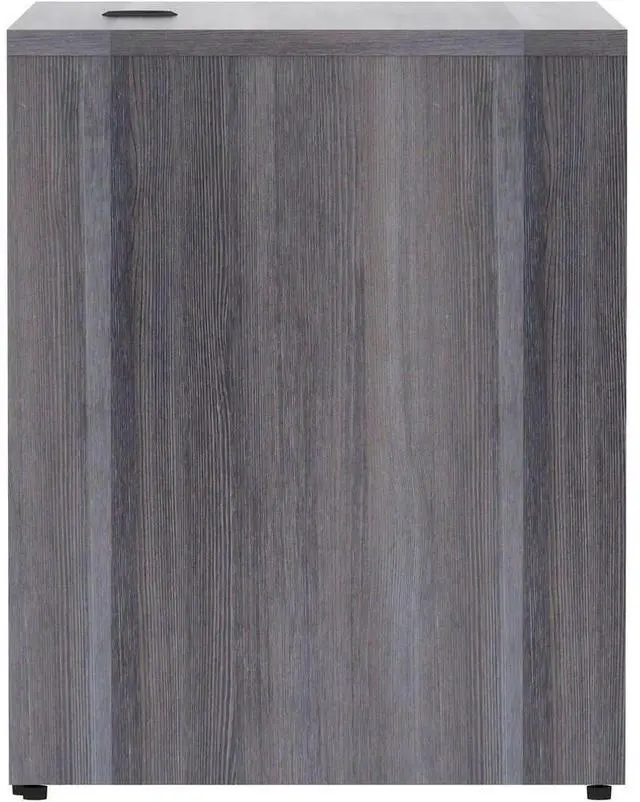 Alt view image 6 of 7 - Lorell Return Shell, Rectangular, 35"x24"x29-1/2" , Weathered CCL (LLR69594)