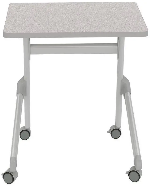 Alt view image 6 of 7 - Safco 1227GR Learn Nesting Rectangle Desk - 28" x 22.25" x 29.5" - Gray