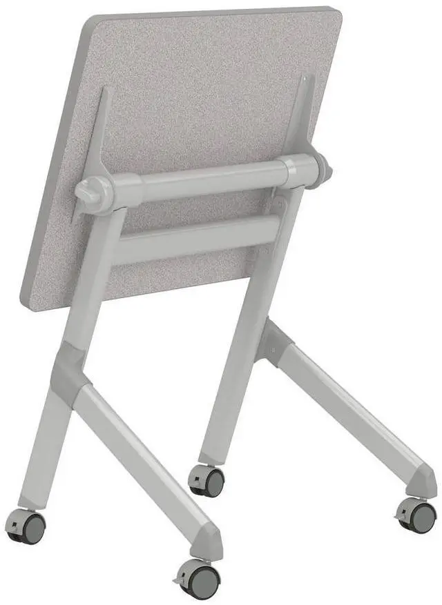 Alt view image 7 of 7 - Safco 1227GR Learn Nesting Rectangle Desk - 28" x 22.25" x 29.5" - Gray