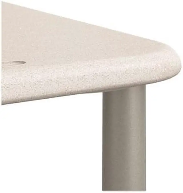 Alt view image 8 of 11 - HON SmartLink 26"W Rectangle Student Desk White/Platinum Metallic 2 Per Carton (HONRECT2026EG1) HONRECT2026EG1T