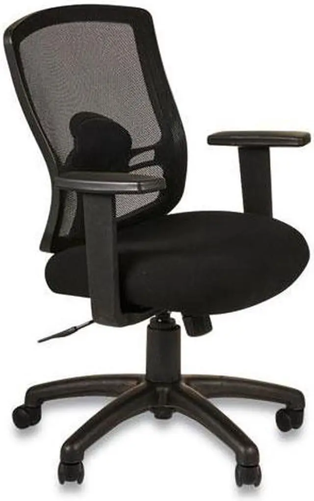 Alt view image 10 of 20 - Alera ALEET4017B Etros Series Mesh Mid-Back Petite Swivel/Tilt Chair