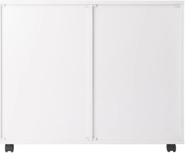 Alt view image 11 of 11 - Halifax Wide 2-Door Storage Cabinet, 4-Drawer, White