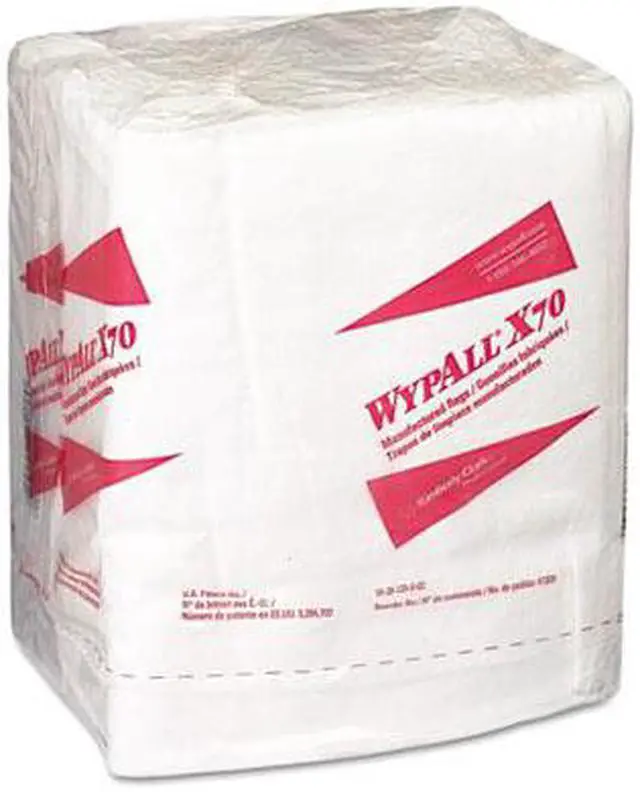 Alt view image 9 of 16 - C-Wypall X70 Rag Rplmt Hydro Wpr 1/4Fld Whi 12/