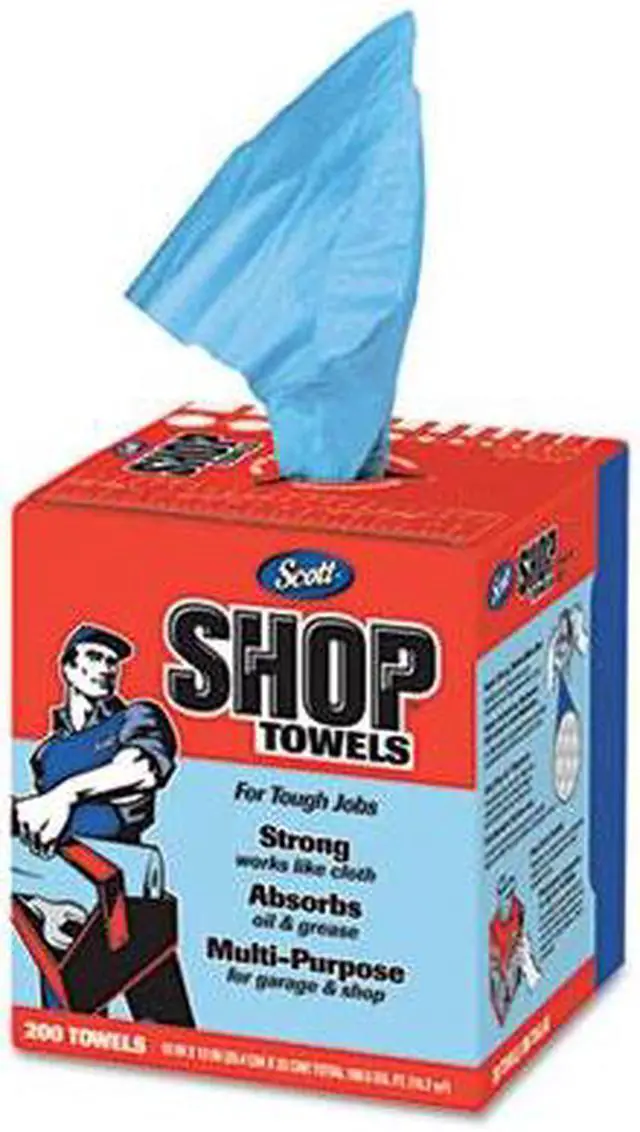 Alt view image 5 of 15 - Kimberly-Clark KIM75190 Scott Shop Towels in a Box