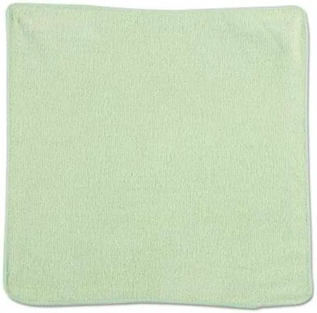 Alt view image 6 of 14 - Rubbermaid Commercial Microfiber Cleaning Cloths 12 x 12 Green 24/Pack 1820578