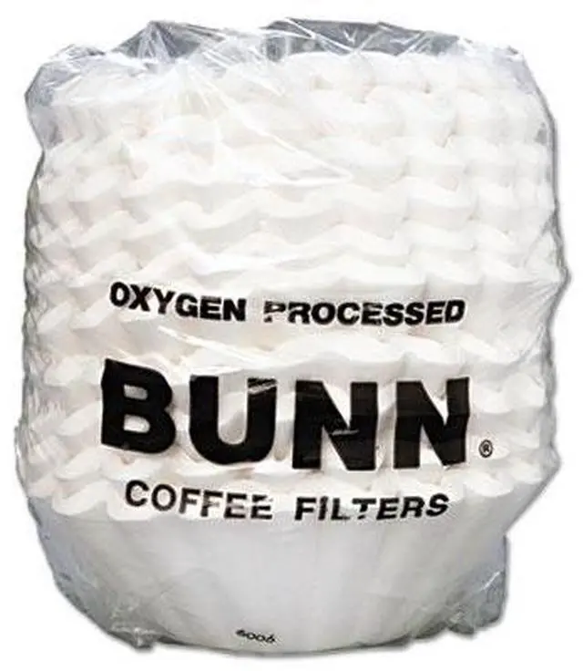 Alt view image 3 of 8 - BUNN Heavyweight Coffee Filter, Heavyweight, Disposable - 1 Carton - White