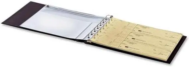 Main image of Cardinal Check Binder Seven-Ring D-Ring Reference 1" Cap Other Black 35000