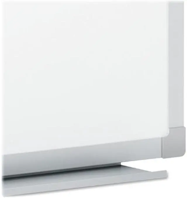 Alt view image 2 of 8 - Mead Basic Dry-Erase Board - 96.6" (8.1 ft) Width x 48.6" (4.1 ft) Height - White Melamine Surface - Silver Aluminum Frame - 1 Each