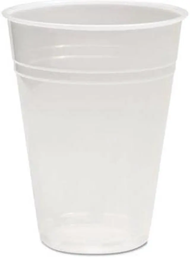 Main image of Boardwalk TRANSCUP10PK Translucent Plastic Cold Cups, 10oz, 100/Pack, 1 Pack