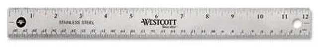 Main image of Acme United Corporation ACM10415 Ruler- 12in. Long- Stainless Steel