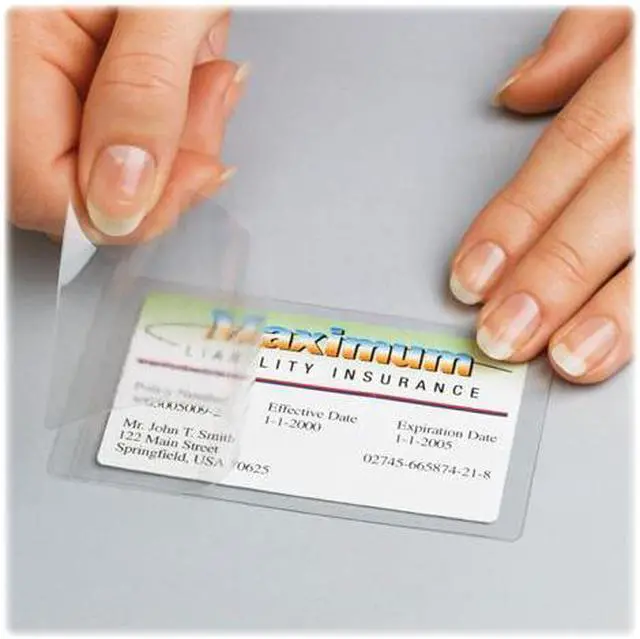Alt view image 3 of 15 - Scotch PROTECTOR SHEET BIZCRD 10PK LS85110G