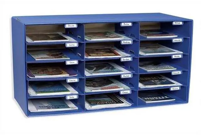 Alt view image 3 of 14 - Pacon Classroom Keepers Classroom Mailbox