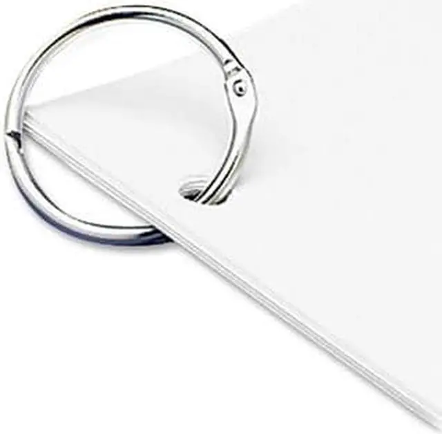 Alt view image 3 of 7 - Book Ring, 3/4" Diameter, 100/BX, Silver