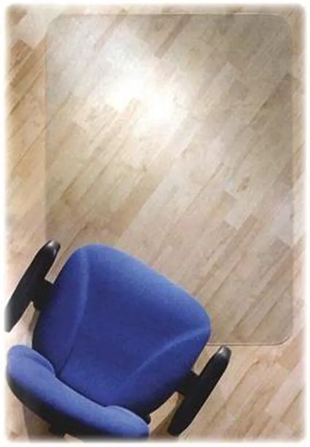 Alt view image 2 of 20 - Floortex Cleartex Ultimat Polycarbonate Chair Mat for Hard Floors 48 x 53 Clear