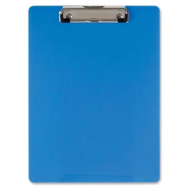 Main image of Recycled Plastic Clipboard, Holds 8.5 x 11, Blue