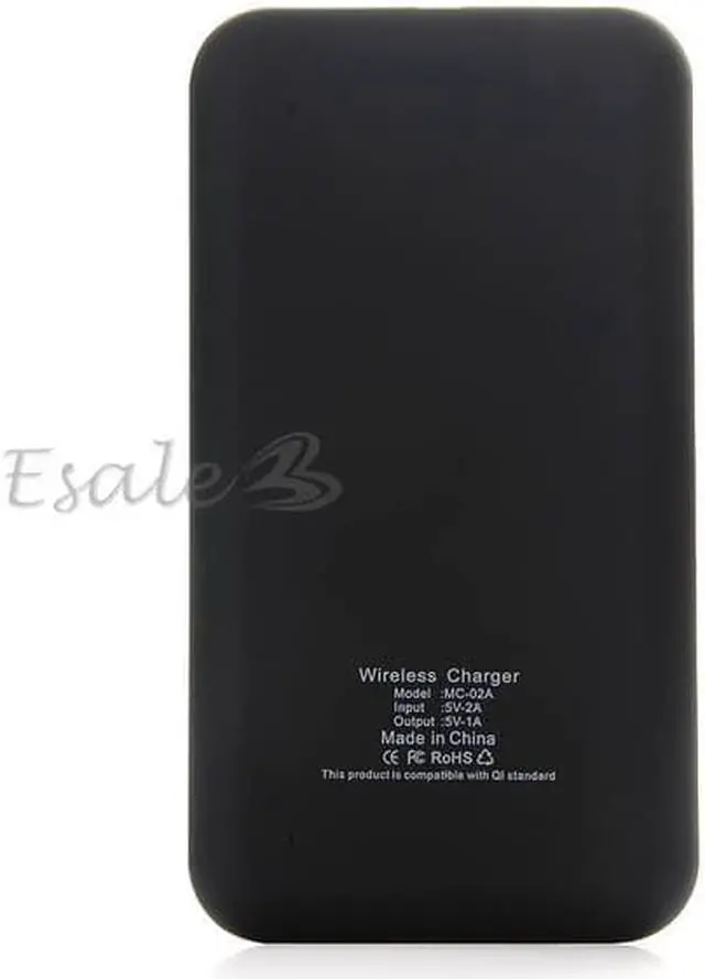 Alt view image 5 of 6 - QI Wireless Charger Charging Pad for Samsung Galaxy S4 S3 Note 2 3 Black